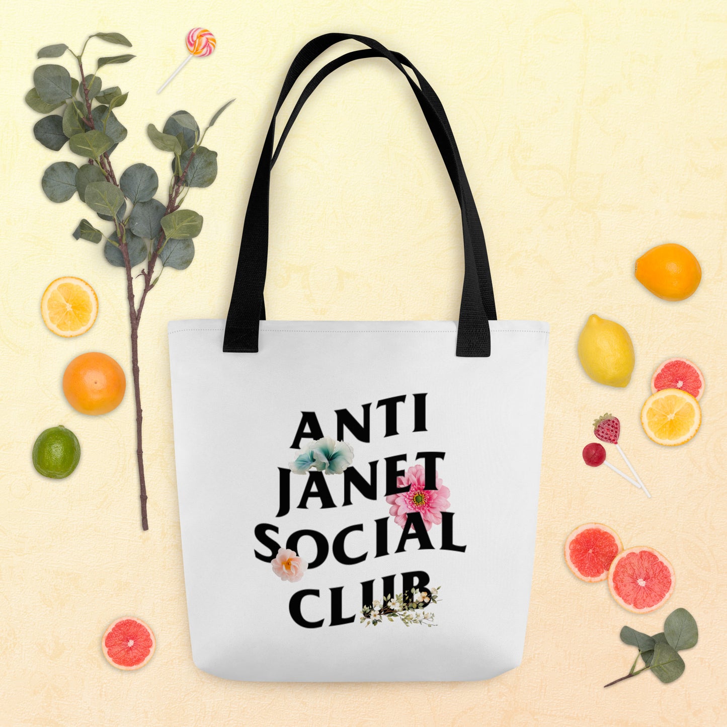 Anti Janet Social Club Tote Bag Sahi Cosmetics - SAHI COSMETICS