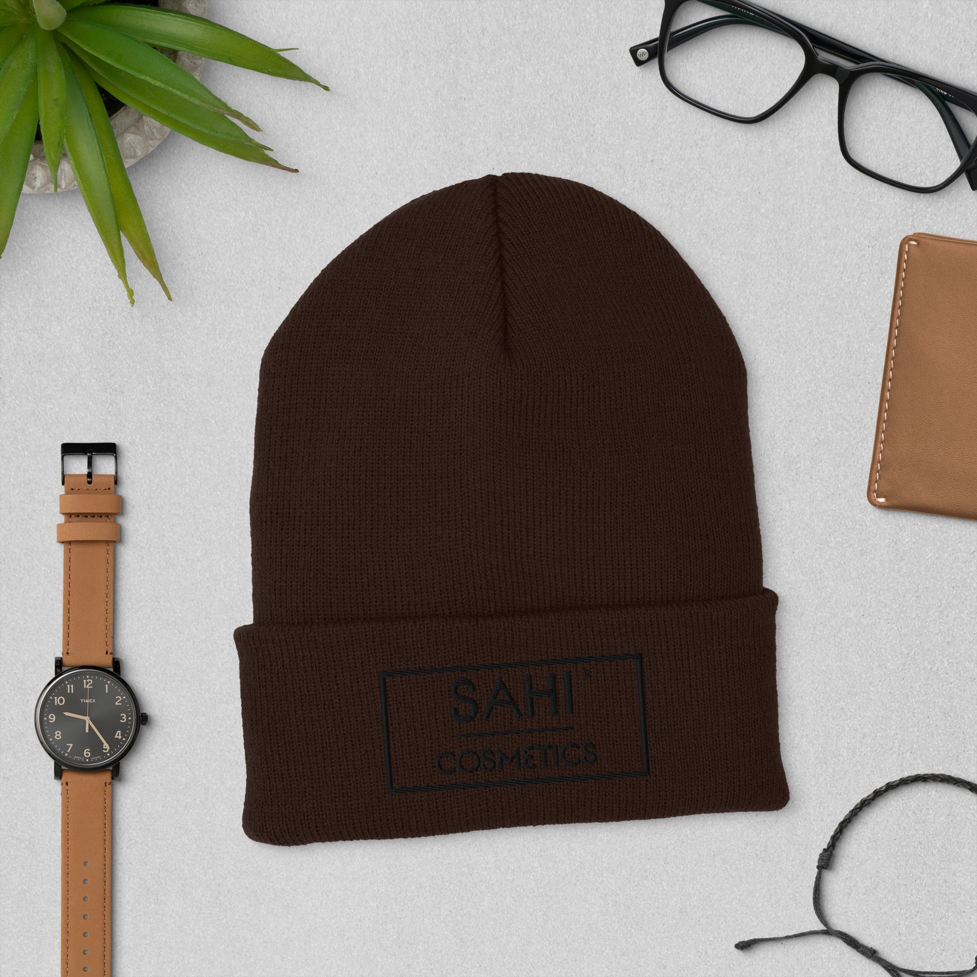 Sahi Cosmetics Cuffed Beanie - SAHI COSMETICS