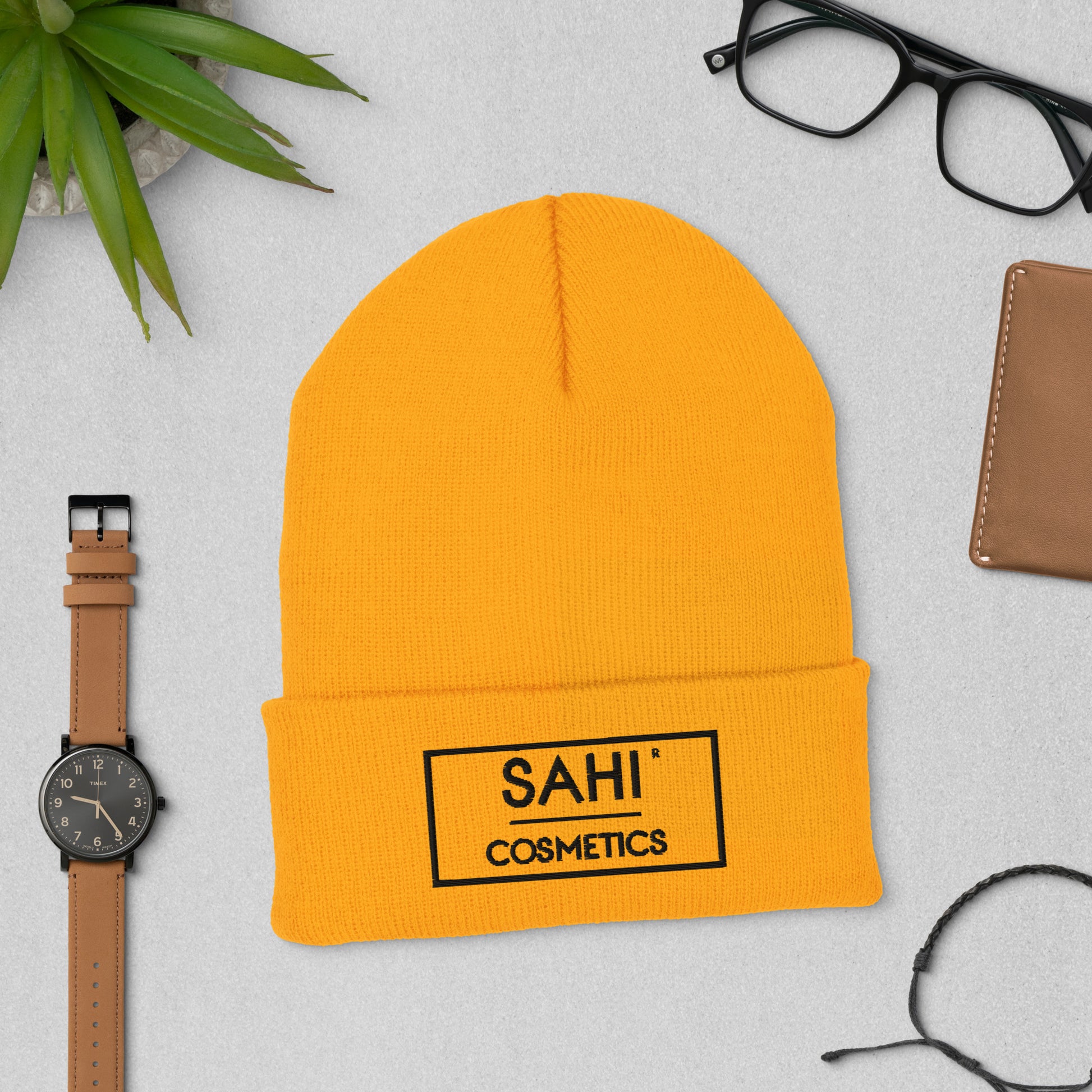 Sahi Cosmetics Cuffed Beanie - SAHI COSMETICS