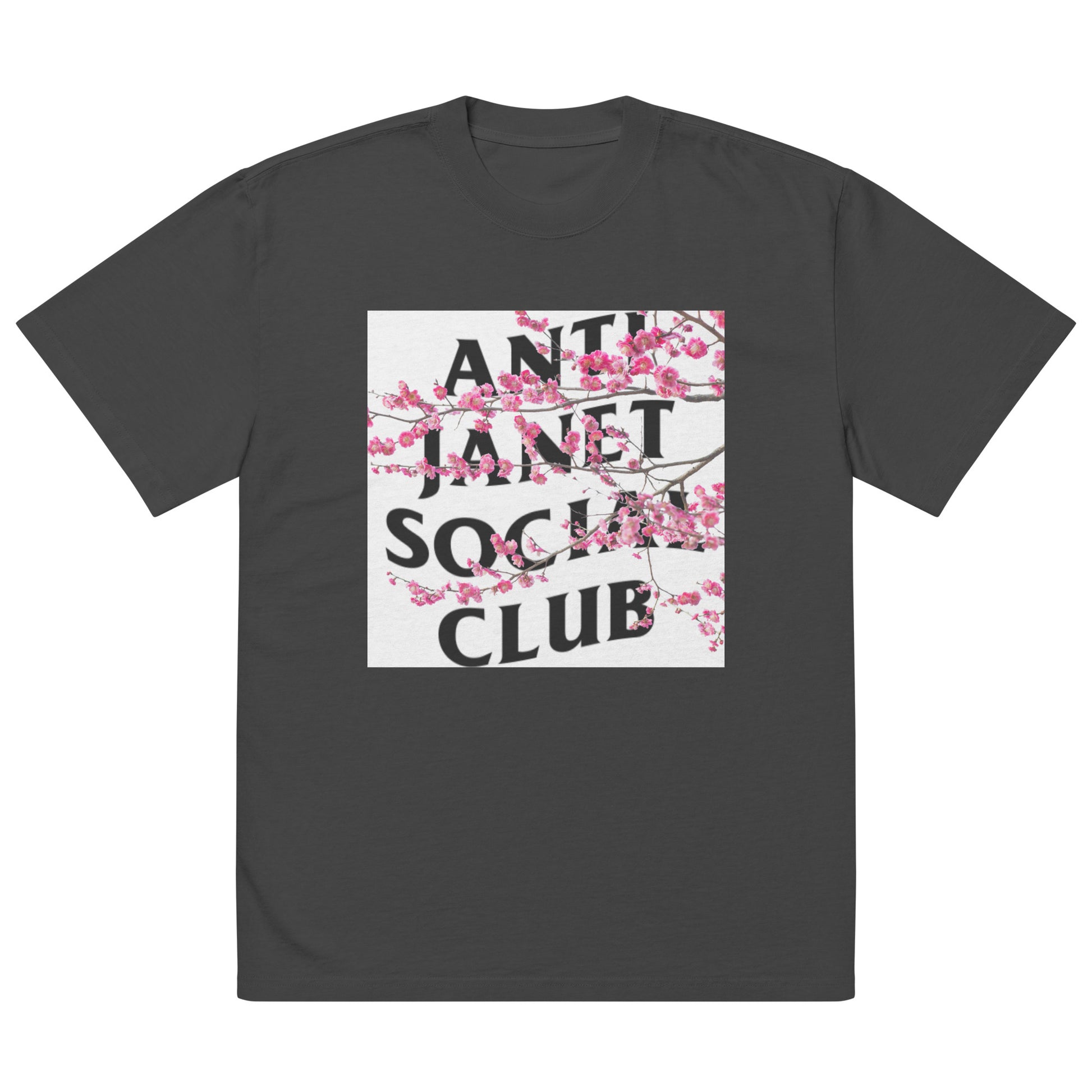 Anti Janet Social Club Oversized Faded T-Shirt Sahi Cosmetics - SAHI COSMETICS