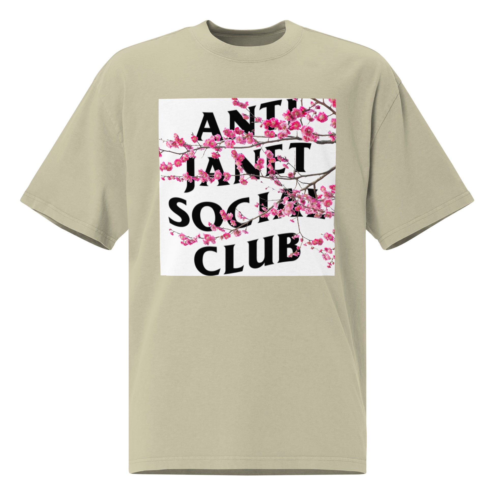 Anti Janet Social Club Oversized Faded T-Shirt Sahi Cosmetics - SAHI COSMETICS