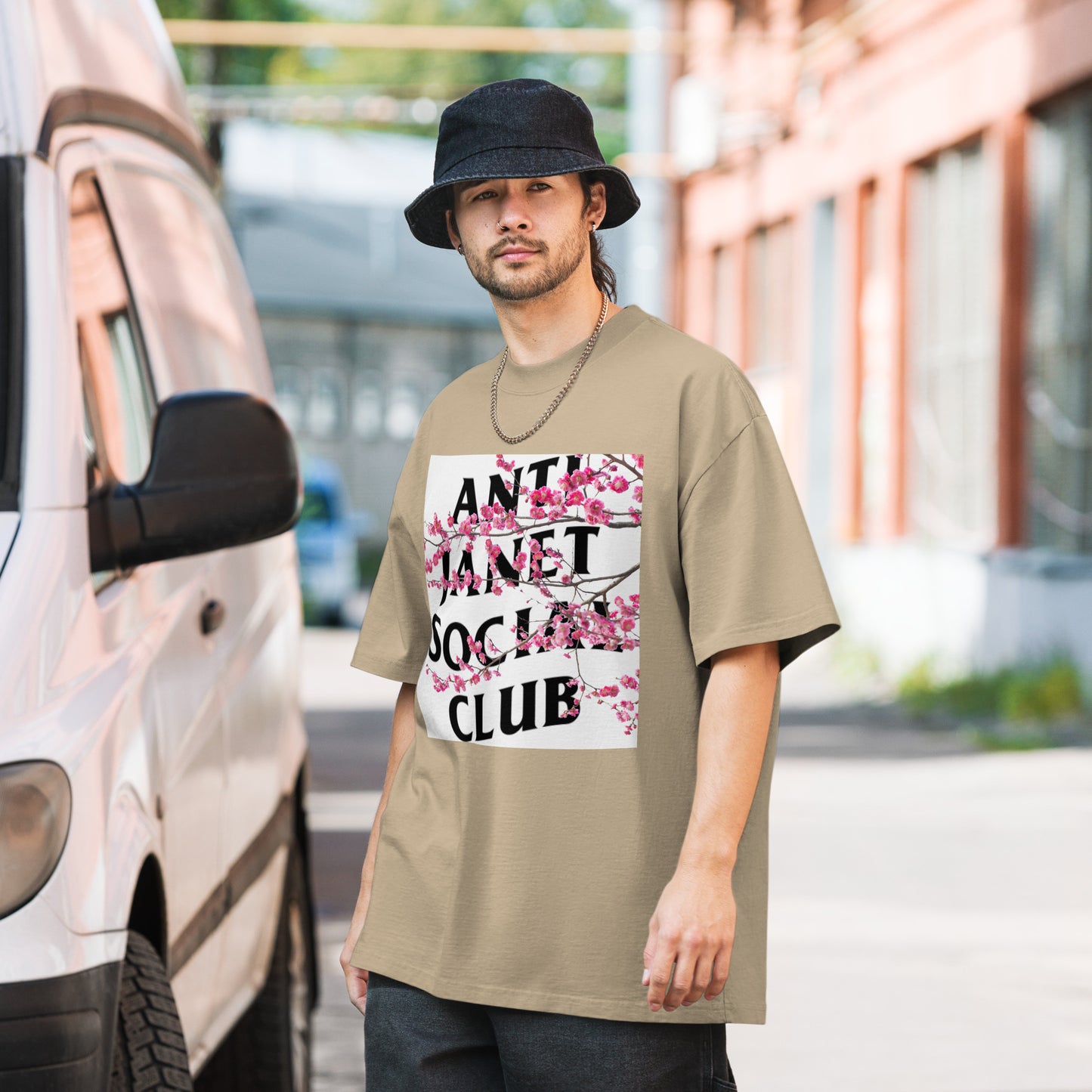 Anti Janet Social Club Oversized Faded T-Shirt Sahi Cosmetics