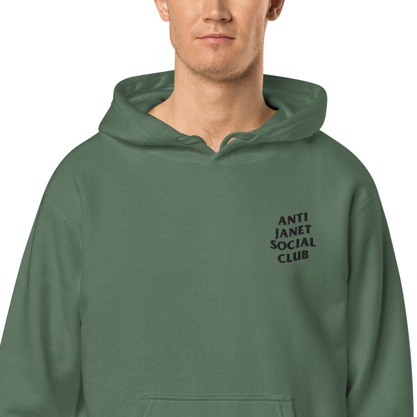 Anti Janet Social Club Unisex Pigment-Dyed Hoodie- Independent Trading Co. - SAHI COSMETICS