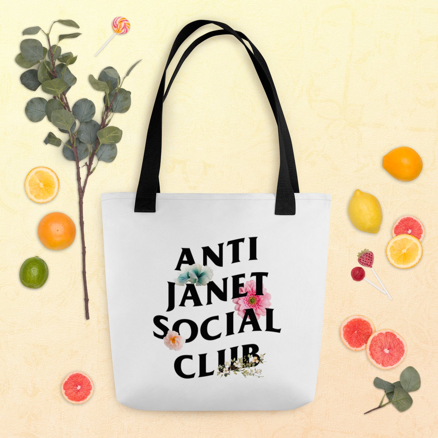 Anti Janet Social Club Tote Bag Sahi Cosmetics