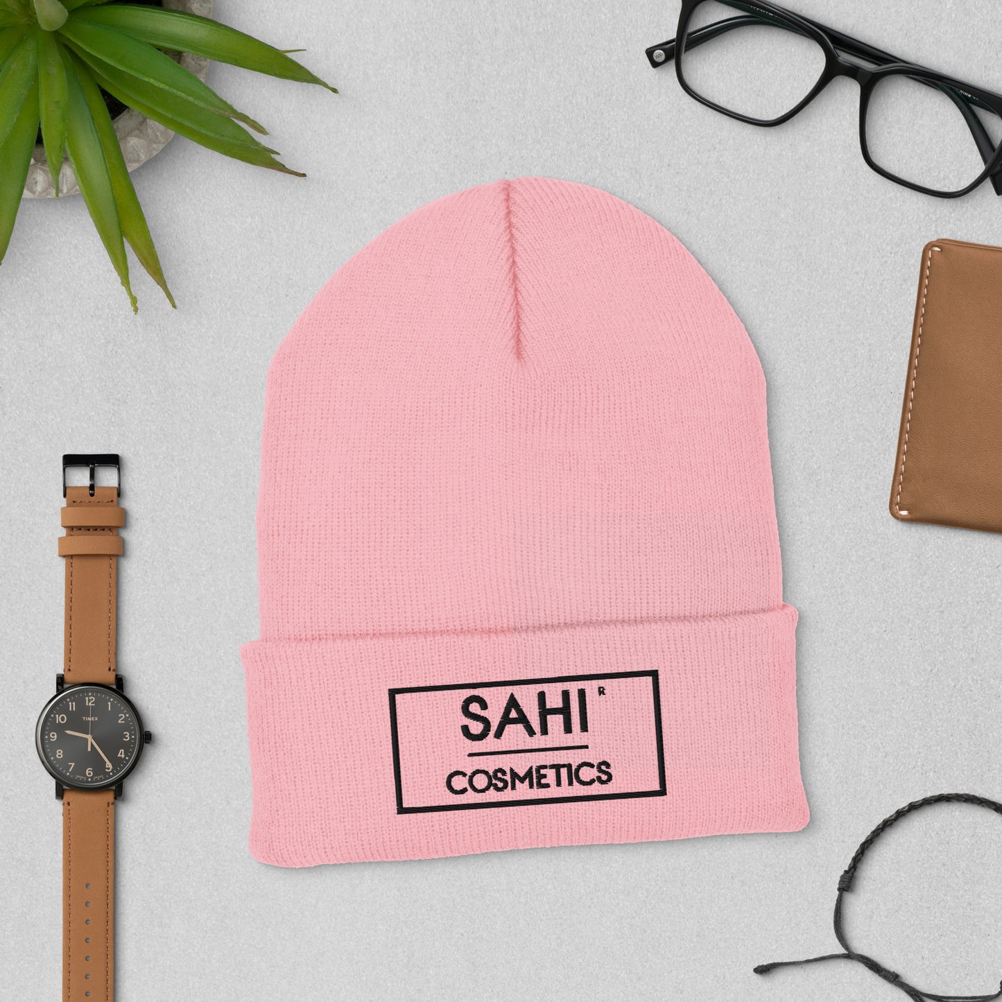 Sahi Cosmetics Cuffed Beanie