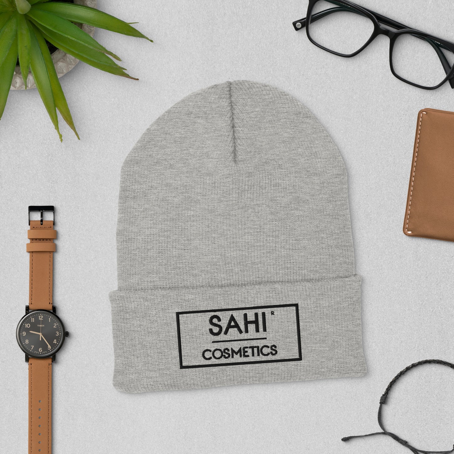 Sahi Cosmetics Cuffed Beanie