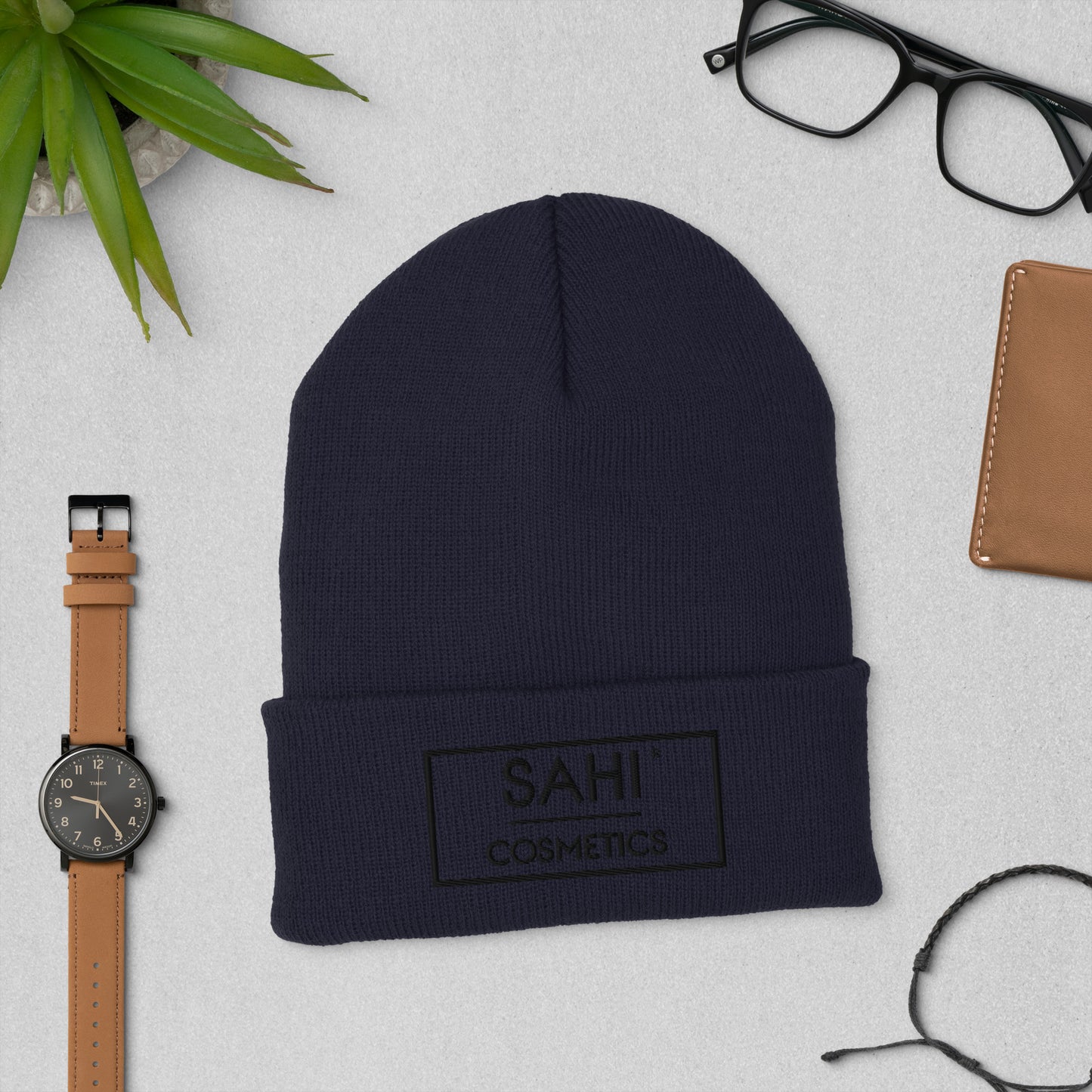 Sahi Cosmetics Cuffed Beanie