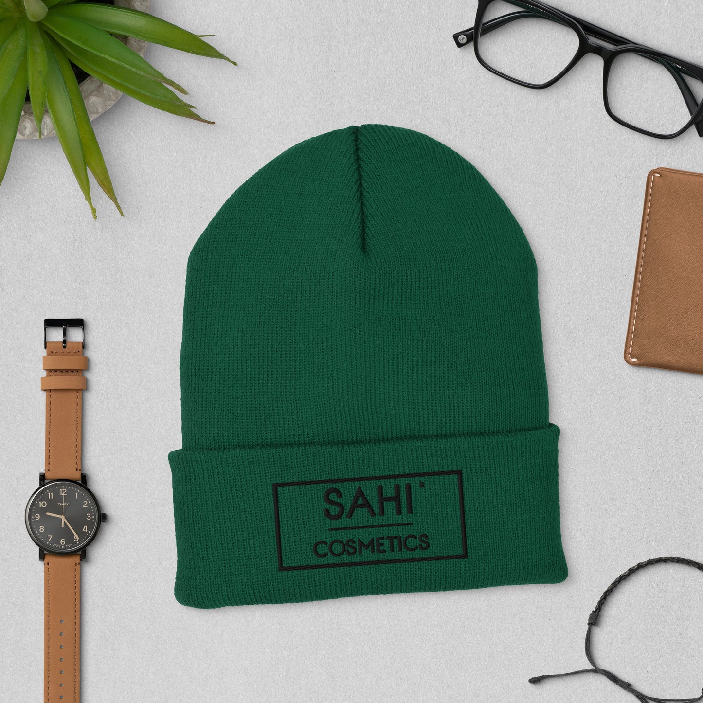 Sahi Cosmetics Cuffed Beanie