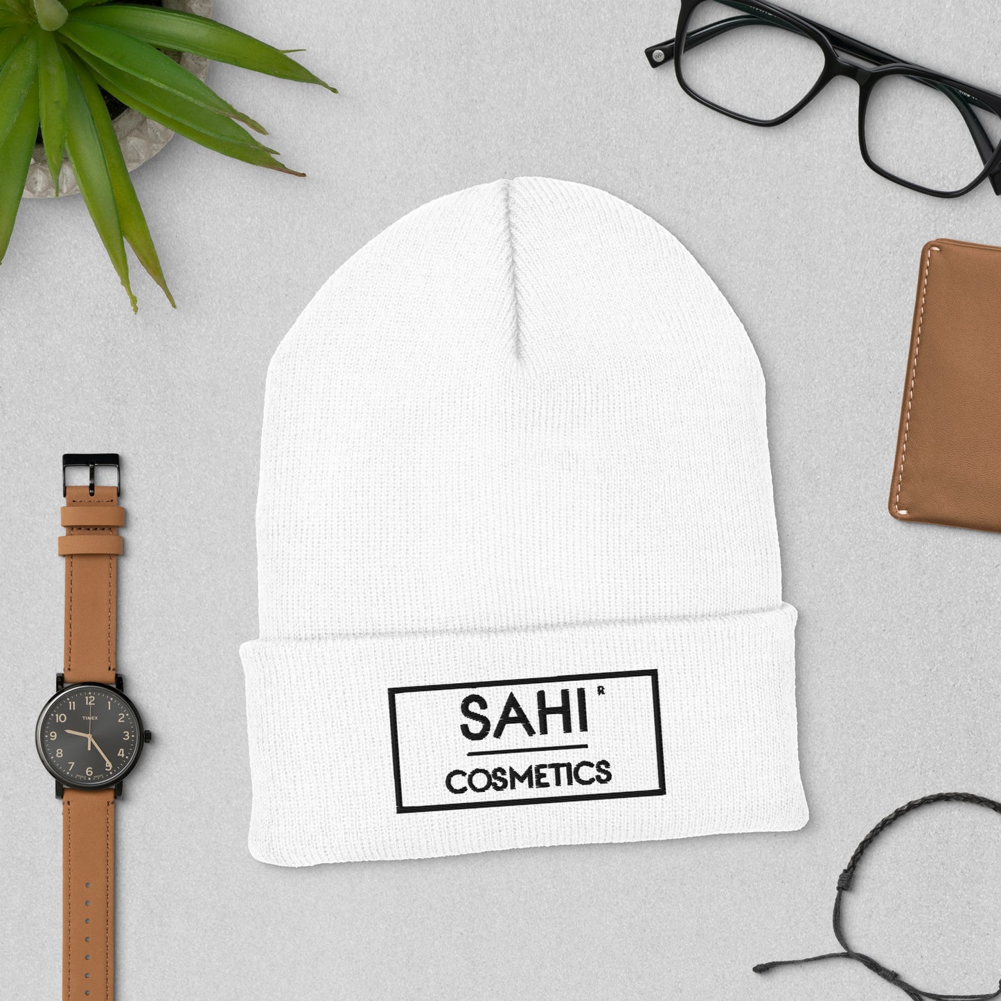 Sahi Cosmetics Cuffed Beanie