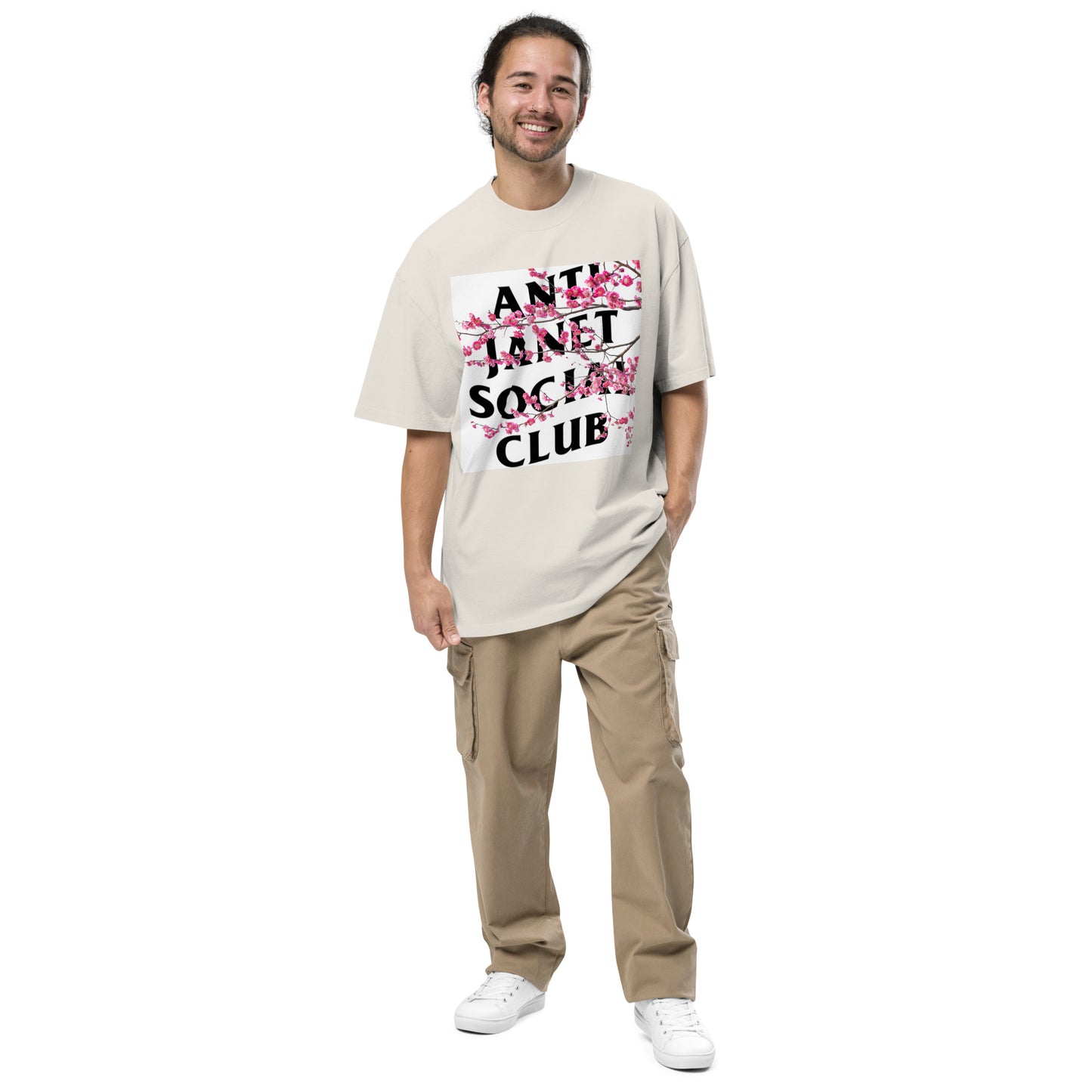 Anti Janet Social Club Oversized Faded T-Shirt Sahi Cosmetics