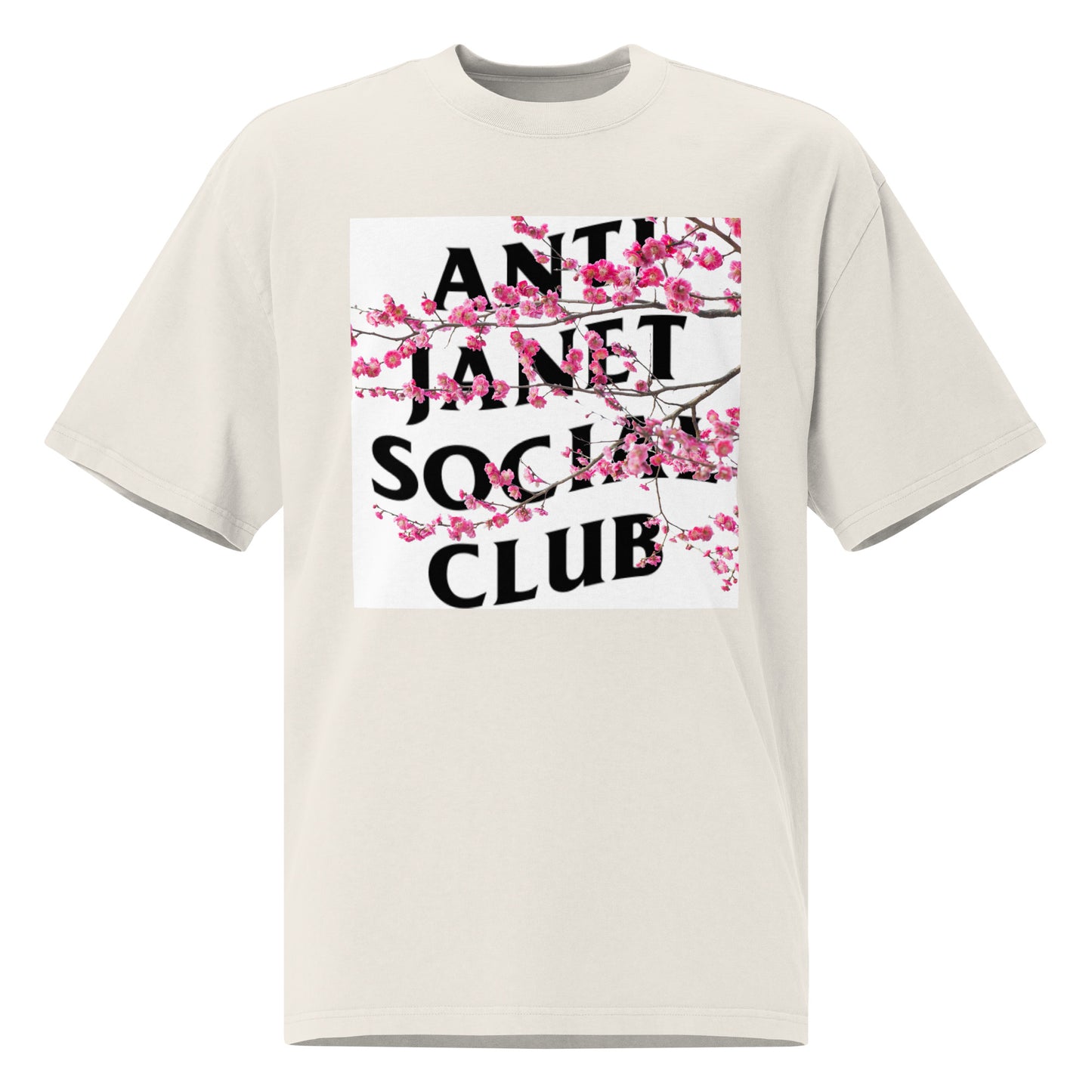 Anti Janet Social Club Oversized Faded T-Shirt Sahi Cosmetics