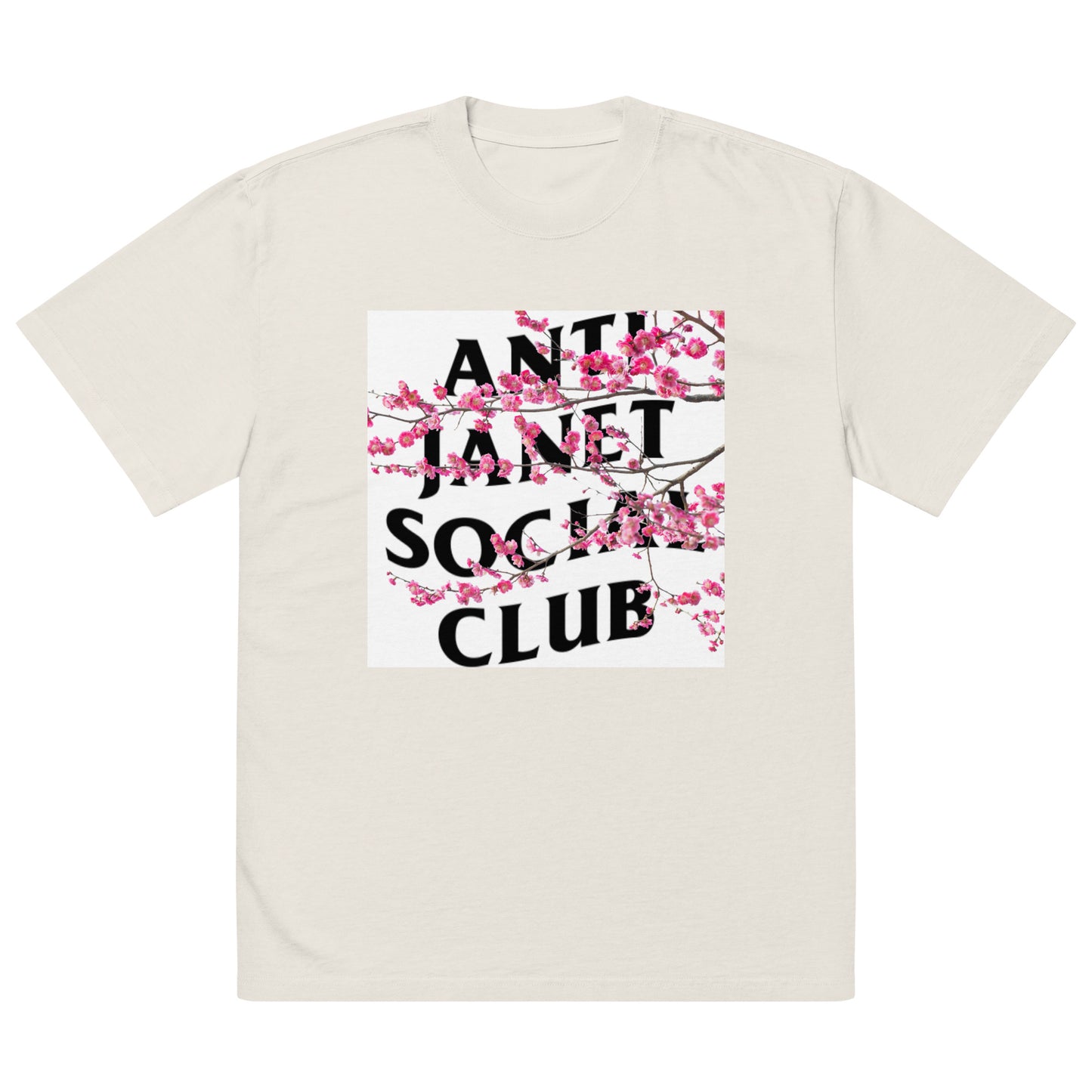 Anti Janet Social Club Oversized Faded T-Shirt Sahi Cosmetics