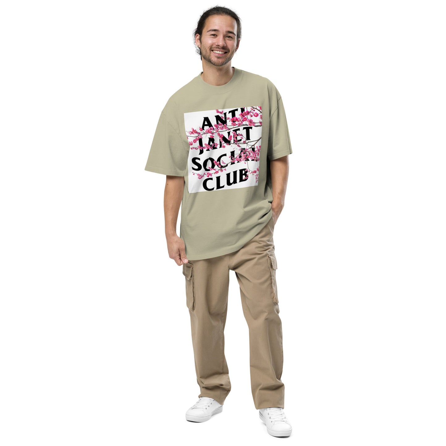 Anti Janet Social Club Oversized Faded T-Shirt Sahi Cosmetics