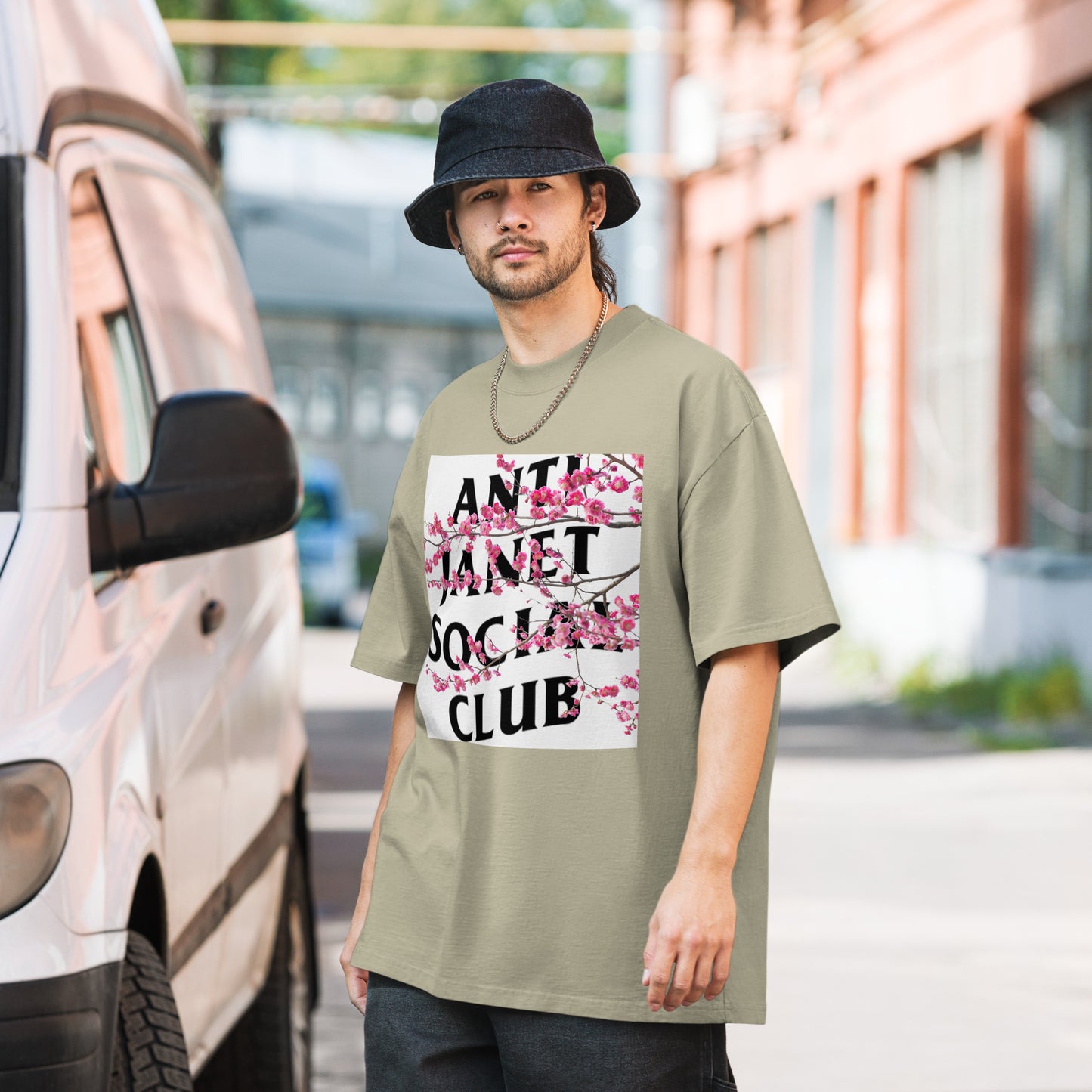 Anti Janet Social Club Oversized Faded T-Shirt Sahi Cosmetics