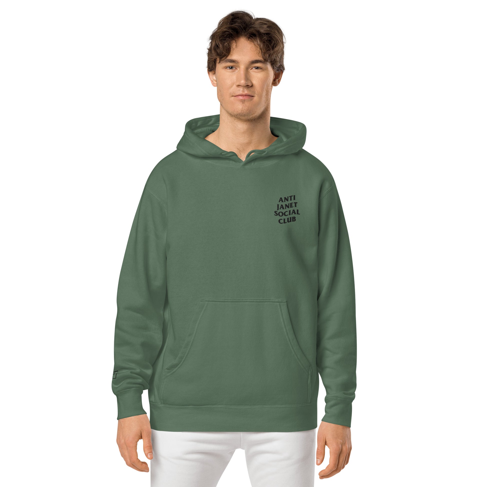 Anti Janet Social Club Unisex Pigment-Dyed Hoodie- Independent