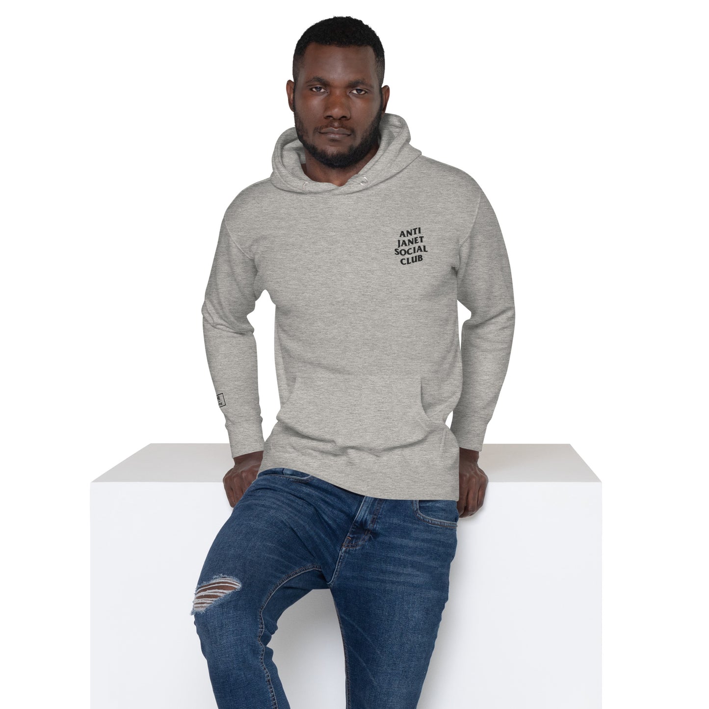 Anti Janet Social Club Unisex Hoodie By Sahi Cosmetics- Cotton Heritage