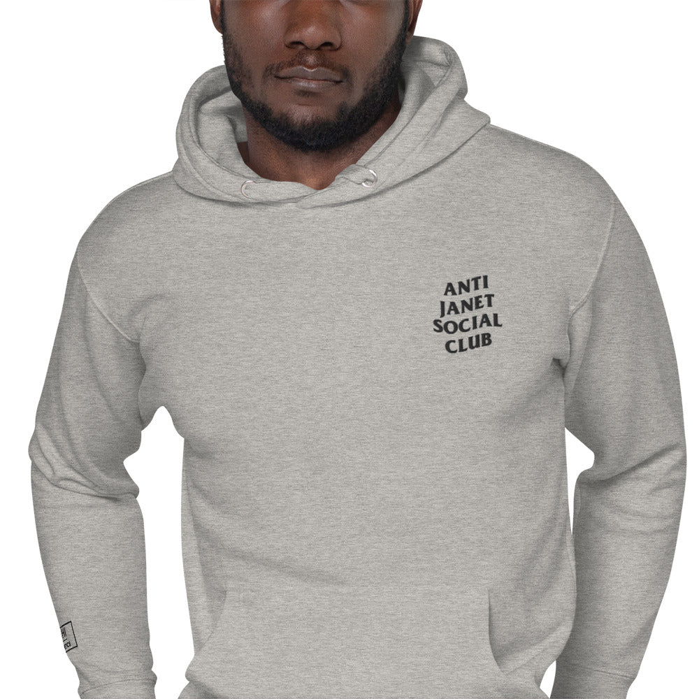 Anti Janet Social Club Unisex Hoodie By Sahi Cosmetics- Cotton Heritage