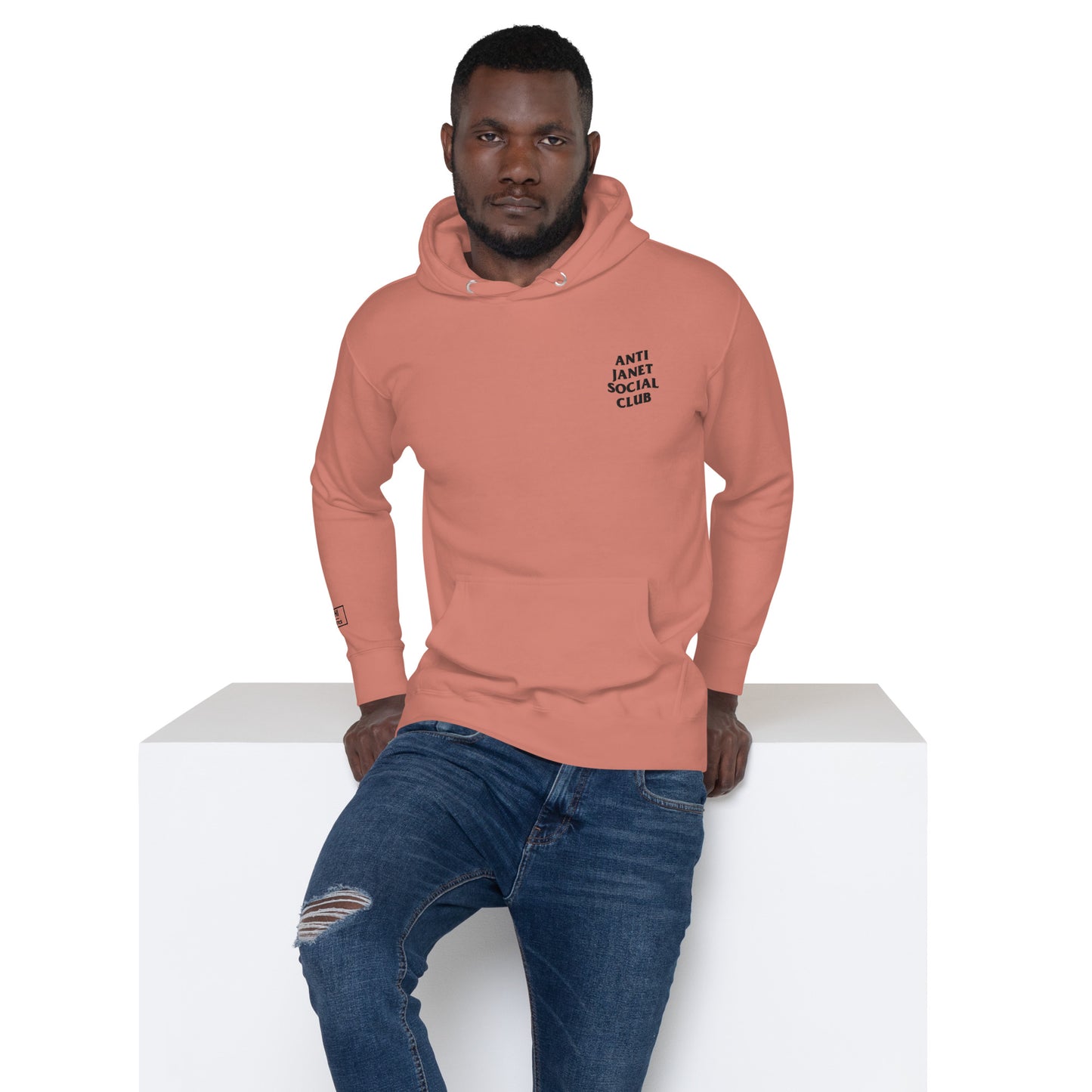 Anti Janet Social Club Unisex Hoodie By Sahi Cosmetics- Cotton Heritage