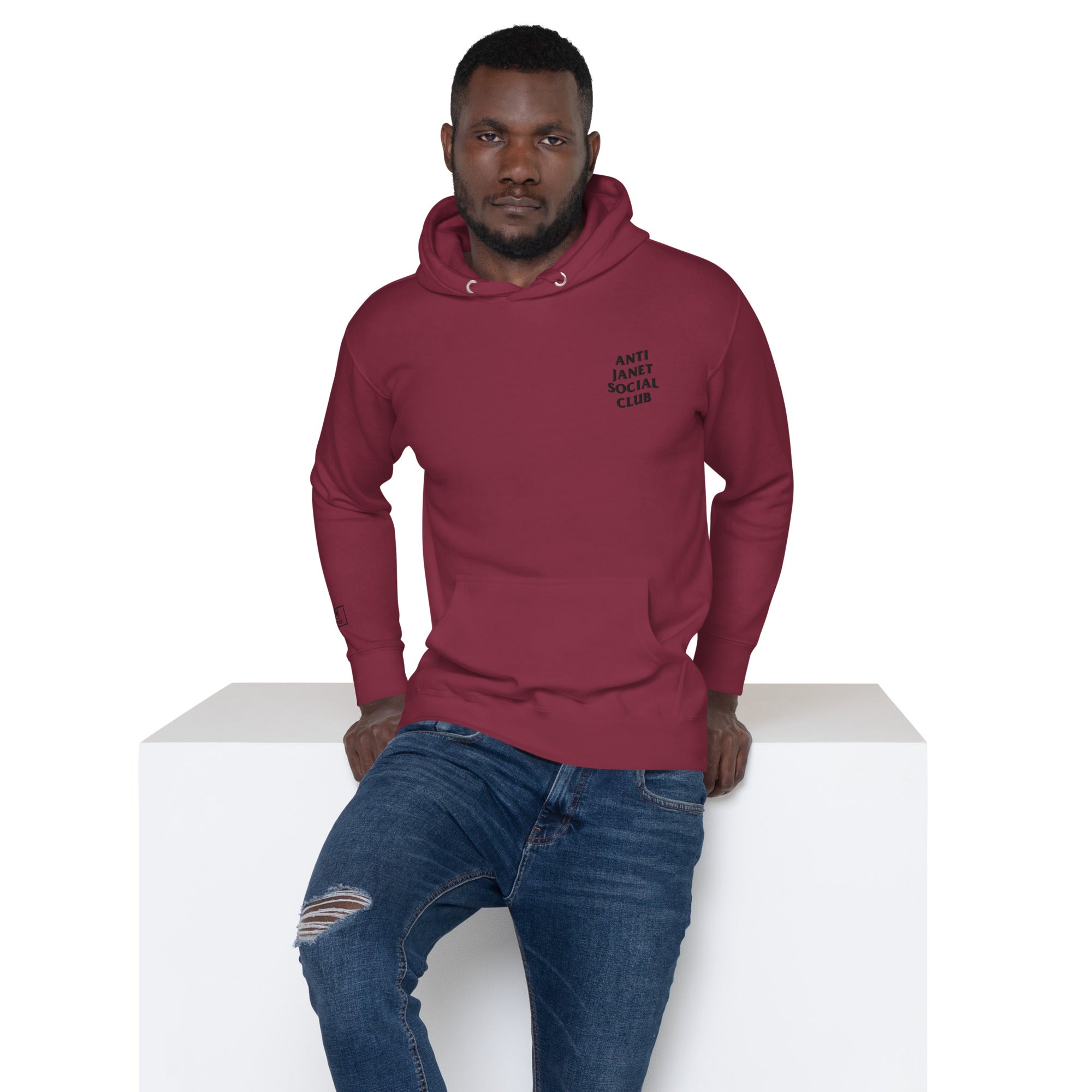 Anti Janet Social Club Unisex Hoodie By Sahi Cosmetics Cotton Heritag SAHI COSMETICS