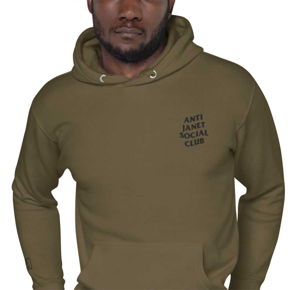 Anti Janet Social Club Unisex Hoodie By Sahi Cosmetics- Cotton Heritage