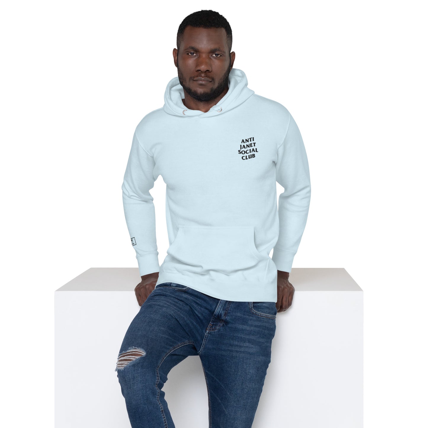 Anti Janet Social Club Unisex Hoodie By Sahi Cosmetics- Cotton Heritage