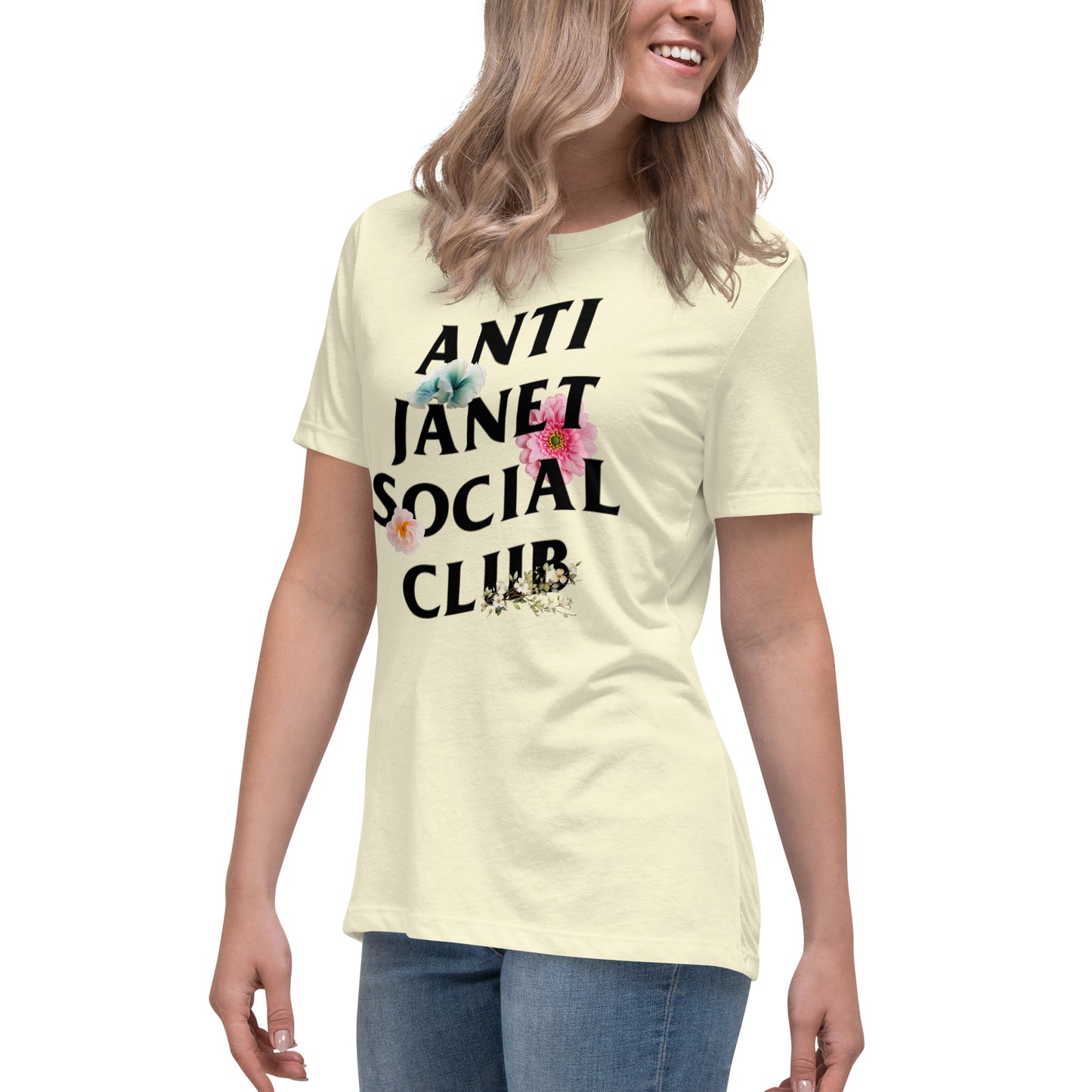 Anti Janet Social Club Women's Relaxed T-Shirt