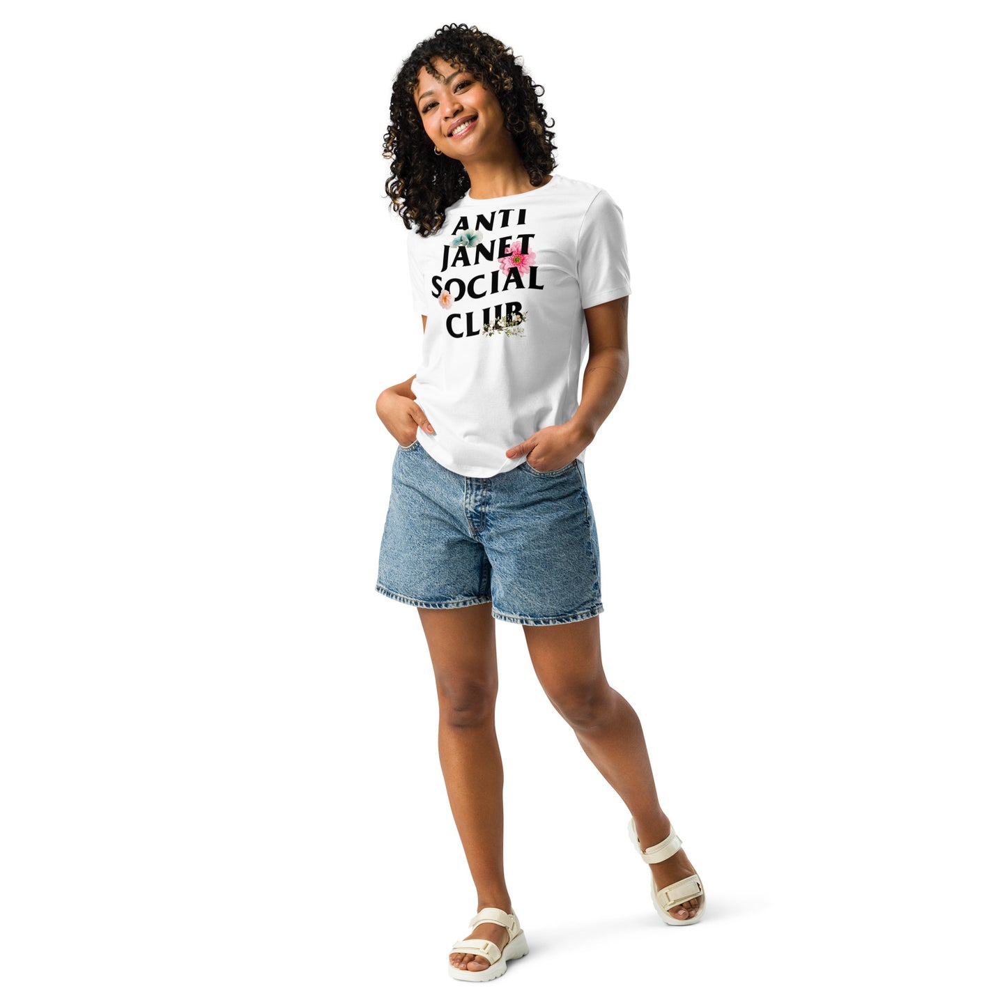 Anti Janet Social Club Women's Relaxed T-Shirt