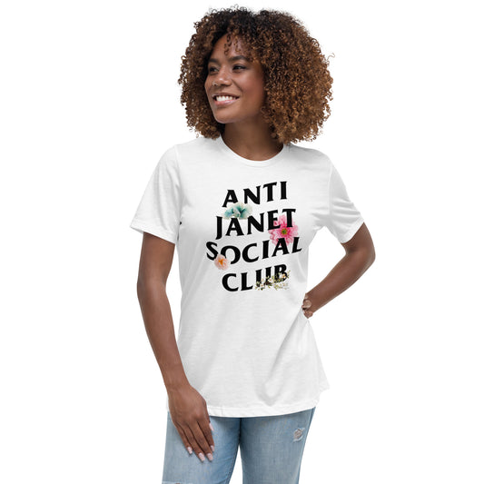 Anti Janet Social Club Women's Relaxed T-Shirt