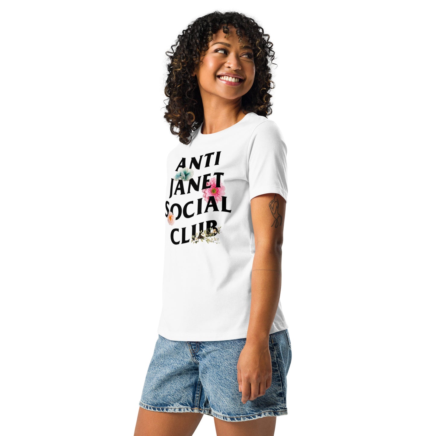 Anti Janet Social Club Women's Relaxed T-Shirt