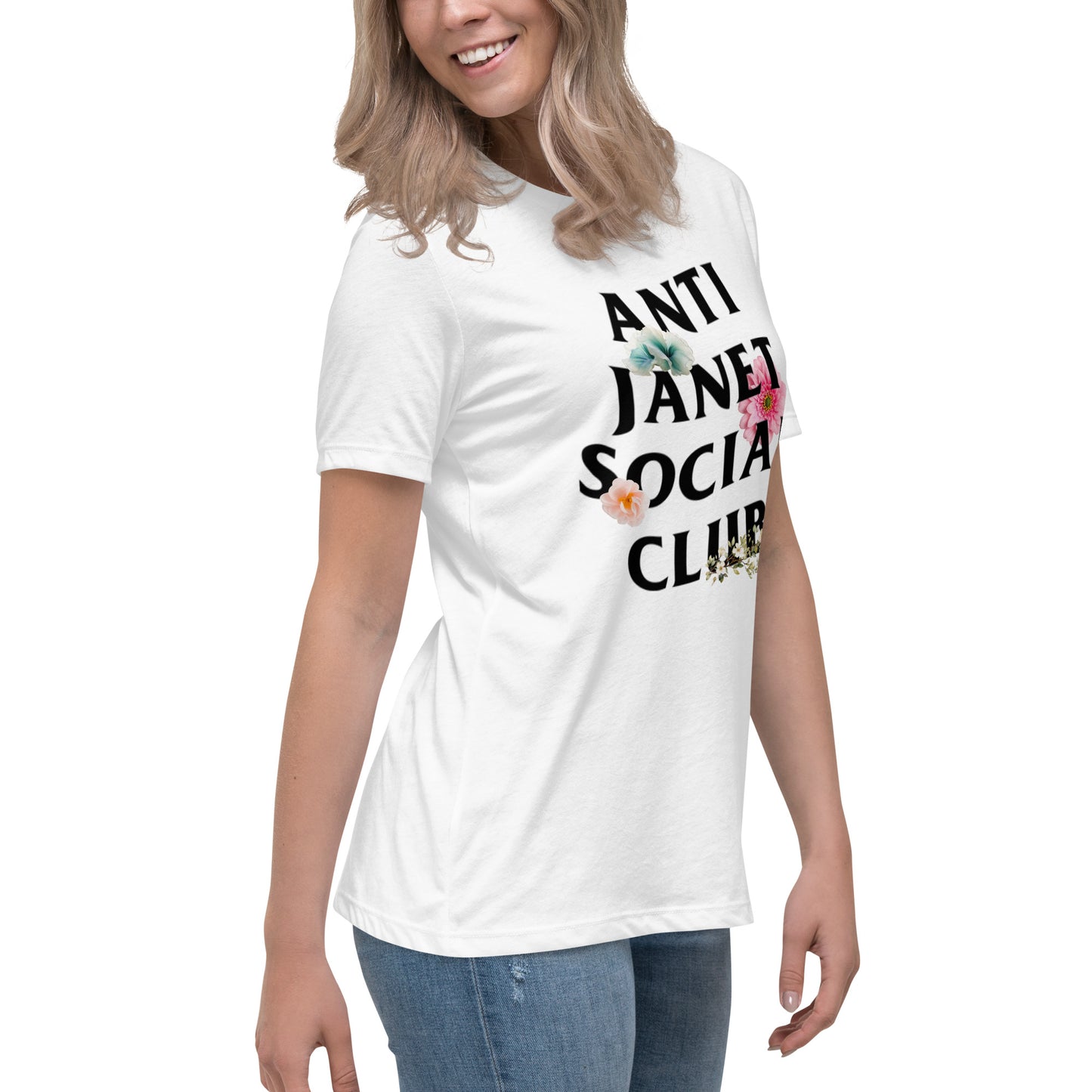 Anti Janet Social Club Women's Relaxed T-Shirt