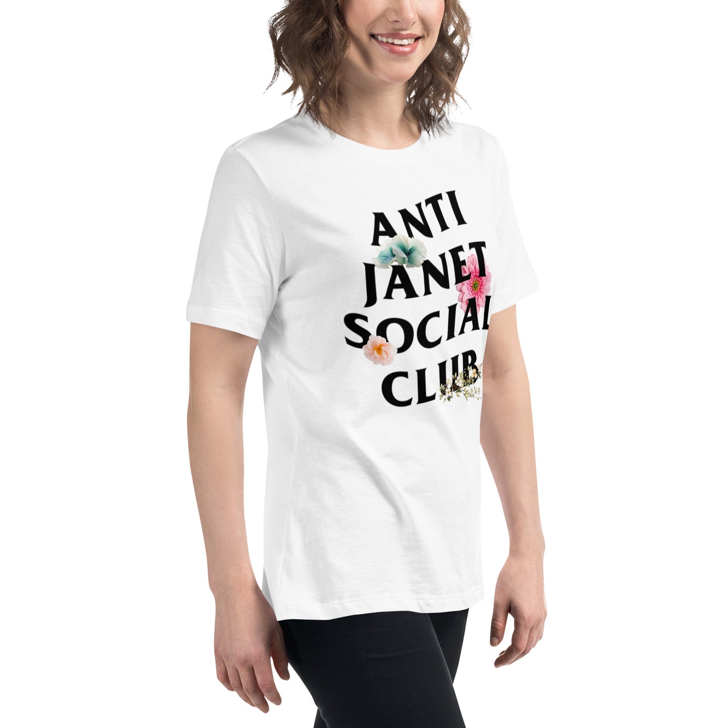 Anti Janet Social Club Women's Relaxed T-Shirt